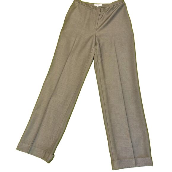 Calvin Klein Cuffed dress pants Gray size 8 - Picture 1 of 11